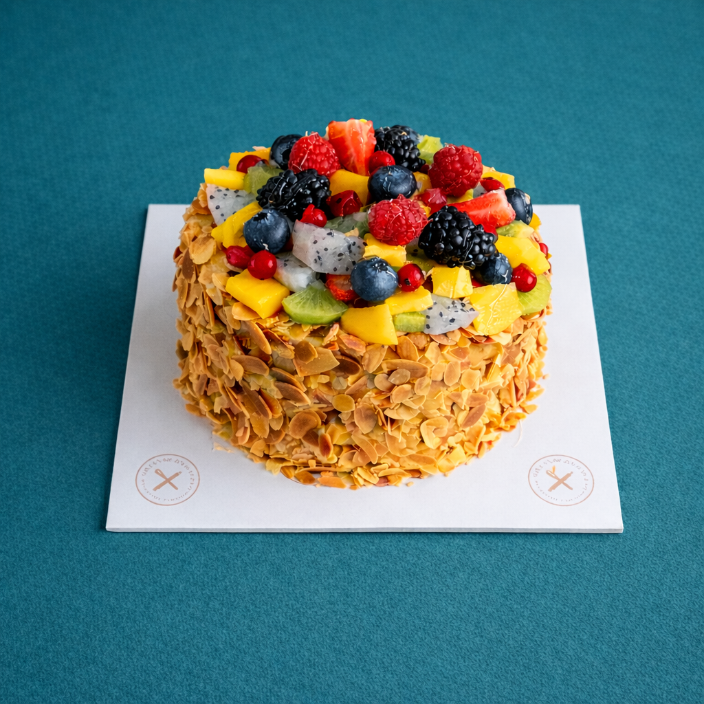 CUSTARD FRUIT CAKE
