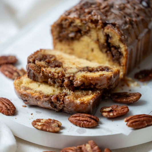 PECAN CINNAMON LOAF - Mozaabi Cucina