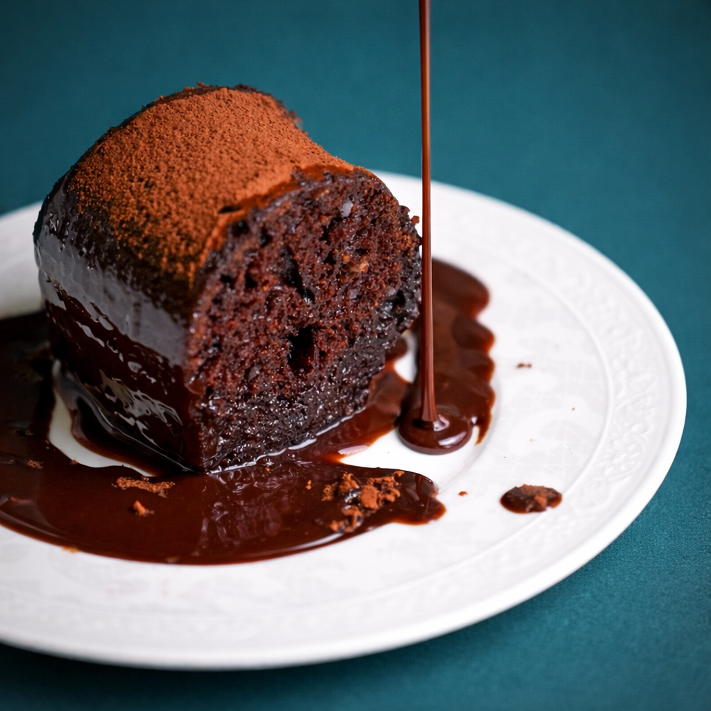 VOLCANO CHOCOLATE CAKE